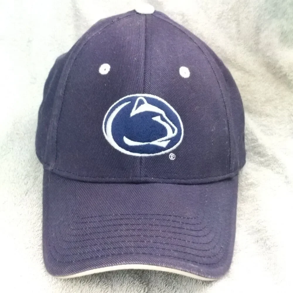 Penn State Nittany Lions Hat Signatures Baseball Cap Men's Adjustable Navy